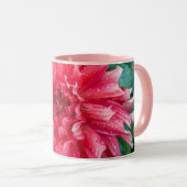 Mug Pink Dahlia Photographie, Beauté canadienne (Devant droit)