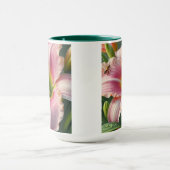 Mug Pink Daylily Floral (Centre)