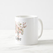 Mug Pink Easter Eggs Flowers Bouquet (Devant droit)