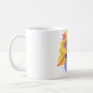 Mug Pink Fins mermaid