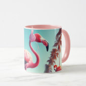Mug Pink flamand (Devant droit)