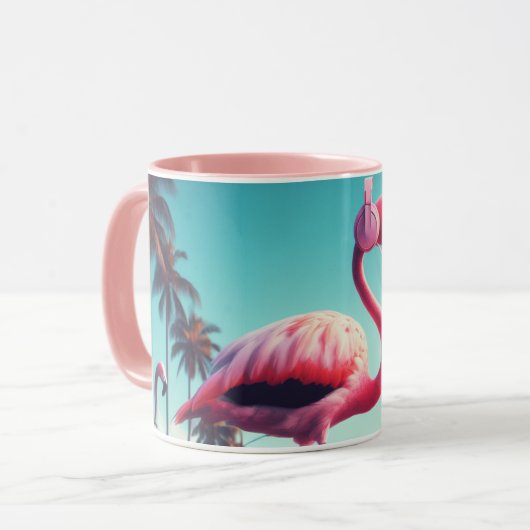 Mug Pink flamand (Devant gauche)