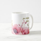 Mug PInk Floral (Devant droit)