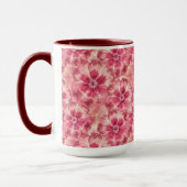 Mug Pink Floral Coquette (Gauche)