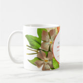 Mug Pink Floral Your Profession and Website, ZSSG (Gauche)