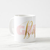 Mug Pink Girl Gold Boss (Devant gauche)
