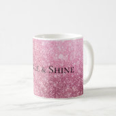 Mug Pink Glitzy Sparkle personnalisé (Devant droit)