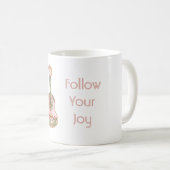 Mug Pink Guitar Follow Your Joy (Devant droit)