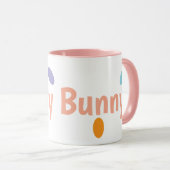 Mug Pink Happy Bunny  (Devant droit)