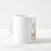 Mug Pink Heart Straw Strawberry Milk (Devant gauche)