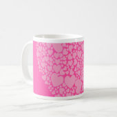 Mug Pink Hearts (Devant gauche)