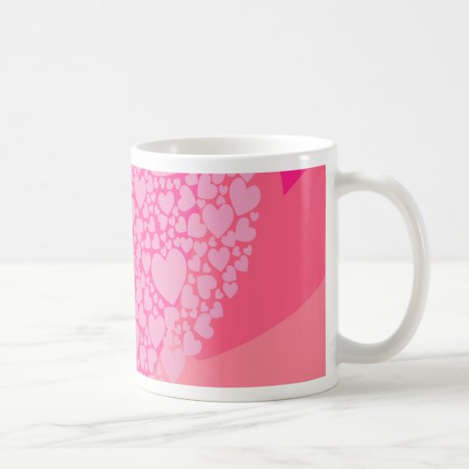Mug Pink Hearts (Droite)
