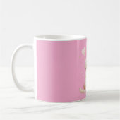 Mug Pink Hearts Dog Love (Gauche)