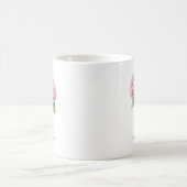 Mug Pink Hydrangea Spring Flower Floral Custom Name (Centre)