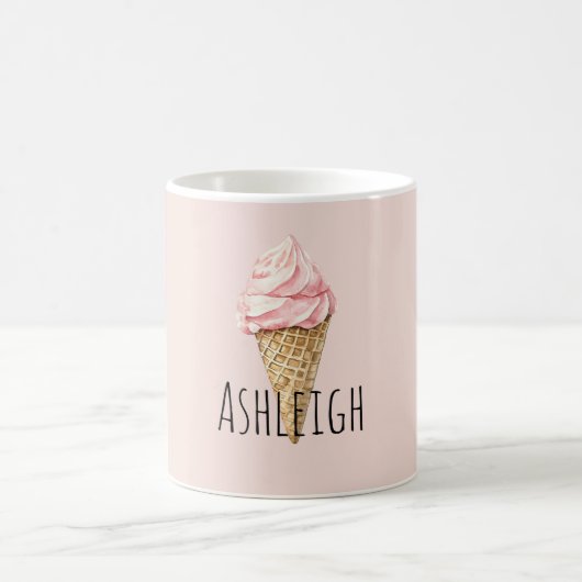 Mug Pink Ice Cream Cone (Centre)