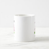 Mug Pink Initial Name Monogram (Centre)