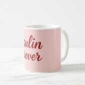 Mug Pink Insulin Forever Mug. (Devant droit)