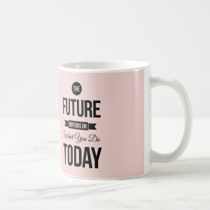 Mug Pink La Future Citation Inspirationnelle