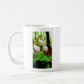 Mug Pink Lady Slipper sauvage orchidée (Gauche)