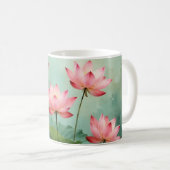Mug Pink Lotus Artwork  (Devant droit)