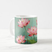 Mug Pink Lotus Artwork  (Devant gauche)