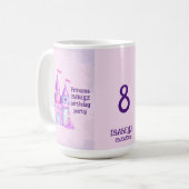 Mug Pink Magic Fairytale Castle Princess Party (Devant gauche)