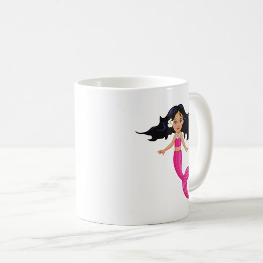 Mug Pink Mermaid (Devant droit)