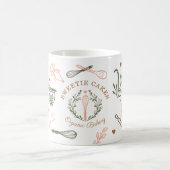 Mug Pink & Olive Green Baking & Cuisine Ustensiles Bou (Centre)