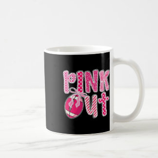 Mug Pink Out Coquette Pink Bow Football Cancer du sein