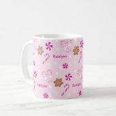 Mug Pink Peppermenthe Sucre de canne Gingerbread Ajout (Devant gauche)