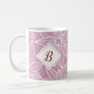 Mug Pink Poinsettia première boue