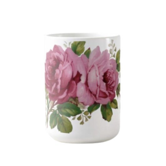 Mug Pink Rose Elegance