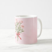 Mug Pink Roses Floral Love (Devant droit)