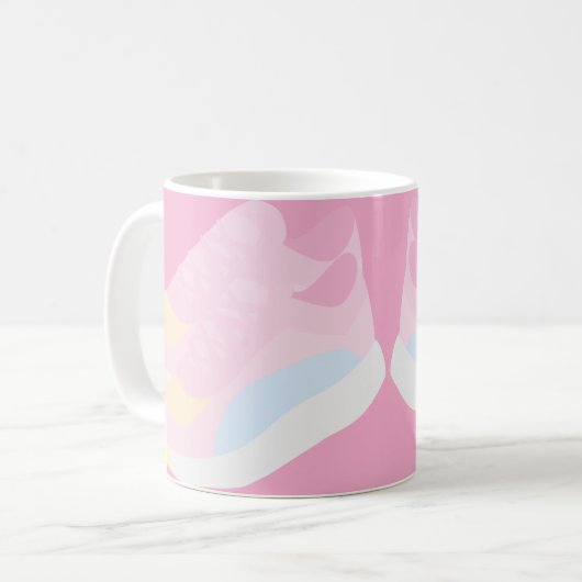 Mug Pink Running Shoes (Devant gauche)