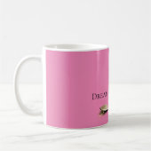 Mug Pink Sparkle Gold Glam Unicorne (Gauche)