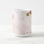 Mug Pink Spring Flower Rose Pastel Collage (Centre)