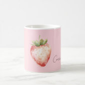 Mug Pink Strawberry Fruit (Centre)