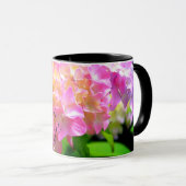 Mug Pink violet orange hydrangeas #momlife (Devant droit)