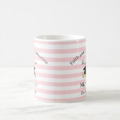Mug Pink & White Stripe Graduate 2026 (Centre)
