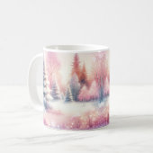Mug Pink Winter Wonderland Noël (Devant gauche)