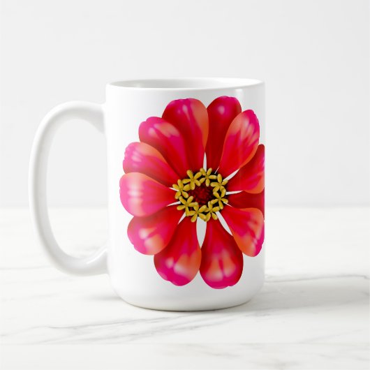 Mug Pink Zinnia (Gauche)