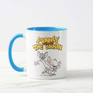 Mug Pinky et le cerveau Afficher le logo
