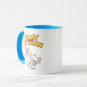 Mug Pinky et le cerveau | Afficher le logo (Devant gauche)