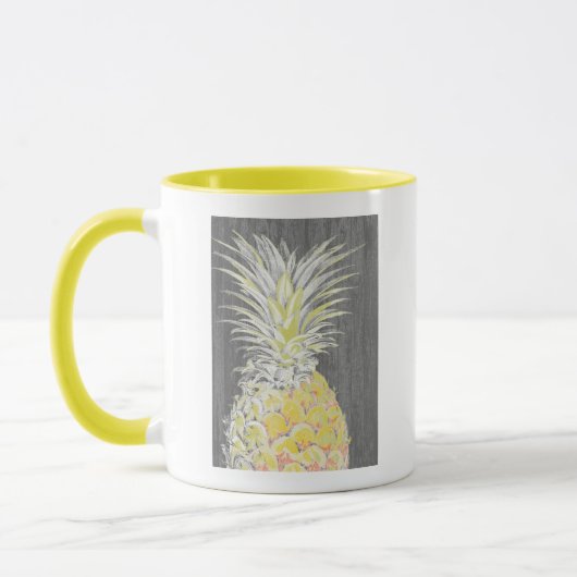 Mug Pinneapple jaune tropical (Gauche)