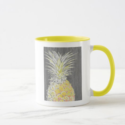 Mug Pinneapple jaune tropical (Droite)
