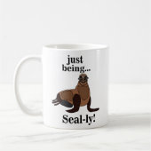 Mug Pinnipèdes Phoque Drôle (Gauche)