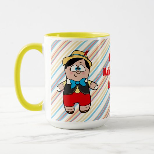 Mug Pinocchio Jaune (Gauche)