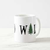 Mug Pins dans la forêt sauvage (Devant droit)