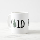 Mug Pins dans la forêt sauvage (Devant gauche)