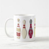 Mug Pins de Bowling à dix broches vintages (Gauche)